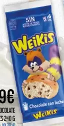 Oferta de Weikis - Chocolate Con Leche por 9€ en Claudio
