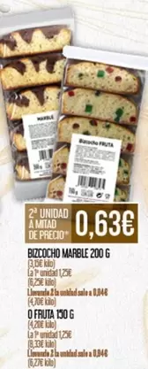 Oferta de Bizcocho Marble por 0,63€ en Claudio