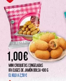 Oferta de Eliges - Mini Croquetas Congeladas por 1€ en Claudio
