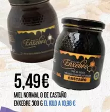 Oferta de Enxebre - Miel Normal O De Castano por 5,49€ en Claudio
