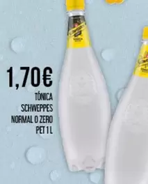 Oferta de Schweppes -  Normal O Zero por 1,7€ en Claudio