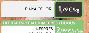 Oferta de Pinya Color por 2,99€ en Plusfresc