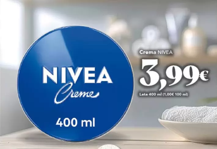Oferta de Nivea - Crema por 3,99€ en Gadis