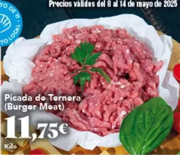 Oferta de Picada De Ternera por 11,75€ en Gadis