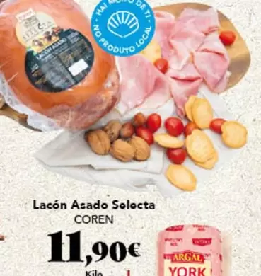 Oferta de Coren - Lacon Asado Selecta por 11,9€ en Gadis