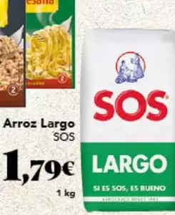 Oferta de Sos - Arroz Largo por 1,79€ en Gadis