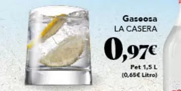 Oferta de La Casera - Gaseosa por 0,97€ en Gadis