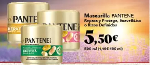 Oferta de Pantene - Mascarilla por 5,5€ en Gadis
