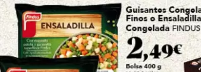 Oferta de Findus - Guisantes Congelati Finos O Ensaladilla Congelada por 2,49€ en Gadis