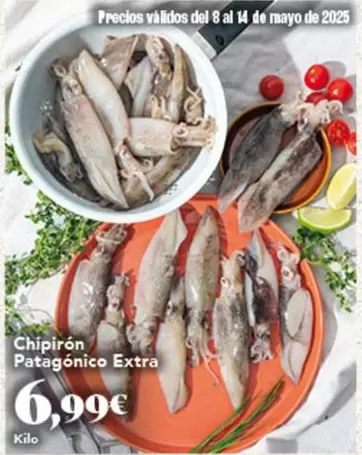 Oferta de Chipirón Patagónico Extra por 6,99€ en Gadis