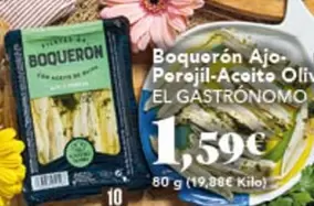 Oferta de Boqueron Ajo Porojil-Aceito Oliva por 1,59€ en Gadis
