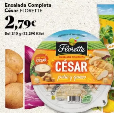 Oferta de Florette - Ensalada Completa por 2,79€ en Gadis