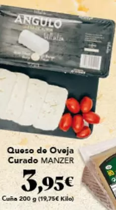 Oferta de Manzer - Queso De Oveja Curado por 3,95€ en Gadis