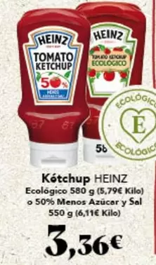 Oferta de Heinz - Ketchup por 3,36€ en Gadis