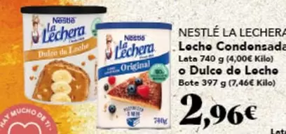 Oferta de Nestlé - Leche Condensada O Dulce De Leche por 2,96€ en Gadis