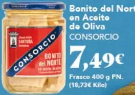 Oferta de Consorcio - Bonito Del Norte On Aceite De Oliva por 7,49€ en Gadis