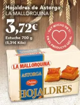 Oferta de La Mallorquina - Hojaldres De Astorga por 3,72€ en Gadis