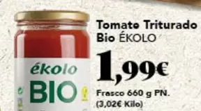 Oferta de Bio - Tomate Triturado Bio por 1,99€ en Gadis