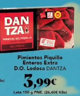 Oferta de Lodosa - Pimientos Piquillo Enteros Extra D.o. por 3,99€ en Gadis
