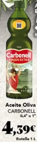 Oferta de Carbonell - Aceite Oliva por 4,39€ en Gadis