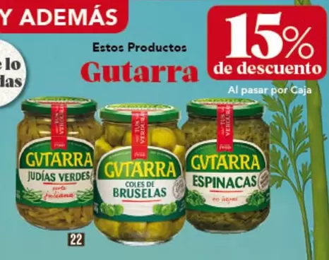 Oferta de Gvtarra - Estas Productos en Gadis