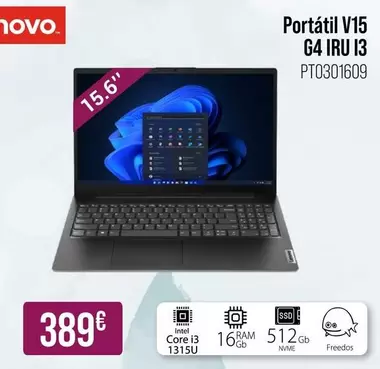Oferta de Lenovo - Portátil V15 G4 IRU 13  por 389€ en MR Micro