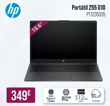 Oferta de HP - Portátil 255 G10 por 349€ en MR Micro