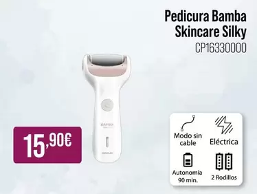 Oferta de Pedicura Bamba Skincare Silky C por 15,9€ en MR Micro