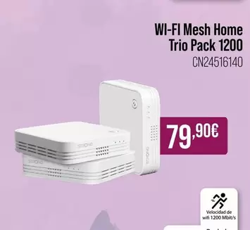 Oferta de Strong - Wi-fi Mesh Home Trio Pack 1200 por 79,9€ en MR Micro