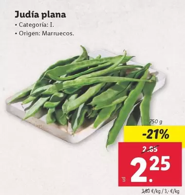 Oferta de Origen - Judia Plana por 2,25€ en Lidl