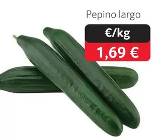 Oferta de Pepino Largo por 1,69€ en Gros Mercat