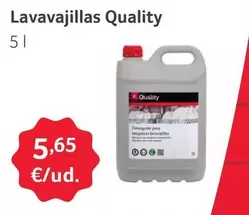 Oferta de Quality - Lavavajillas por 5,65€ en Gros Mercat