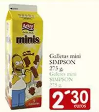 Oferta de Arluy - Galletas Mini Simpson por 2,3€ en Supermercados Bip Bip