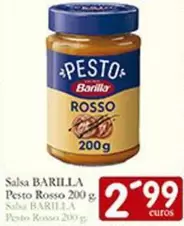 Oferta de Barilla - Salsa Pesto Rosso por 2,99€ en Supermercados Bip Bip