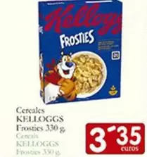 Oferta de Kellogg's - Cereales Frosties por 3,35€ en Supermercados Bip Bip