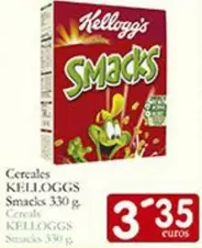 Oferta de Kellogg's - Cereales Smacks por 3,35€ en Supermercados Bip Bip