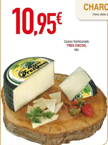 Oferta de Tres Oscos - Queso Semicurado por 10,95€ en Masymas