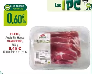 Oferta de Campofrío - Filete por 0,6€ en Masymas