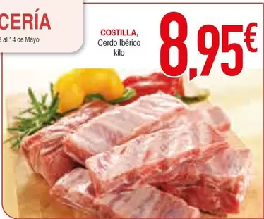 Oferta de Costilla por 8,95€ en Masymas