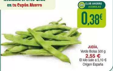 Oferta de Origen - Judía por 2,55€ en Masymas