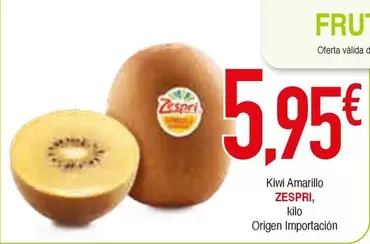 Oferta de Zespri - Kiwi Amarillo por 5,95€ en Masymas