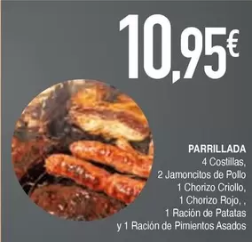 Oferta de Parrillada por 10,95€ en Masymas