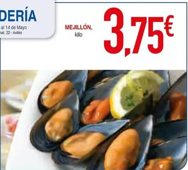 Oferta de Mejillon por 3,75€ en Masymas