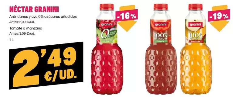 Oferta de Granini - Nectar por 2,49€ en Ahorramas