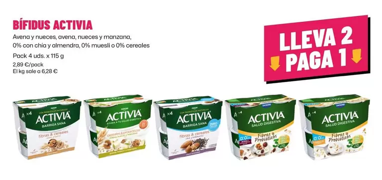 Oferta de Danone - Bifidus Activia por 2,89€ en Ahorramas