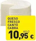 Oferta de Queso Fresco Canto Cabra por 10,95€ en Hiperber