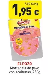 Oferta de Elpozo - Mortadela De Pavo Con Aceitunas por 1,95€ en Hiperber
