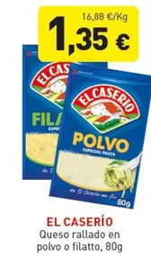 Oferta de El Caserío - Queso Rallado En Polvo O Filatto por 1,35€ en Hiperber