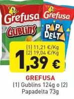 Oferta de Grefusa - Gublins O Papadelta por 1,39€ en Hiperber