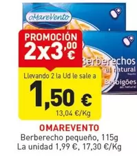 Oferta de Berberecho Pequeno por 1,99€ en Hiperber